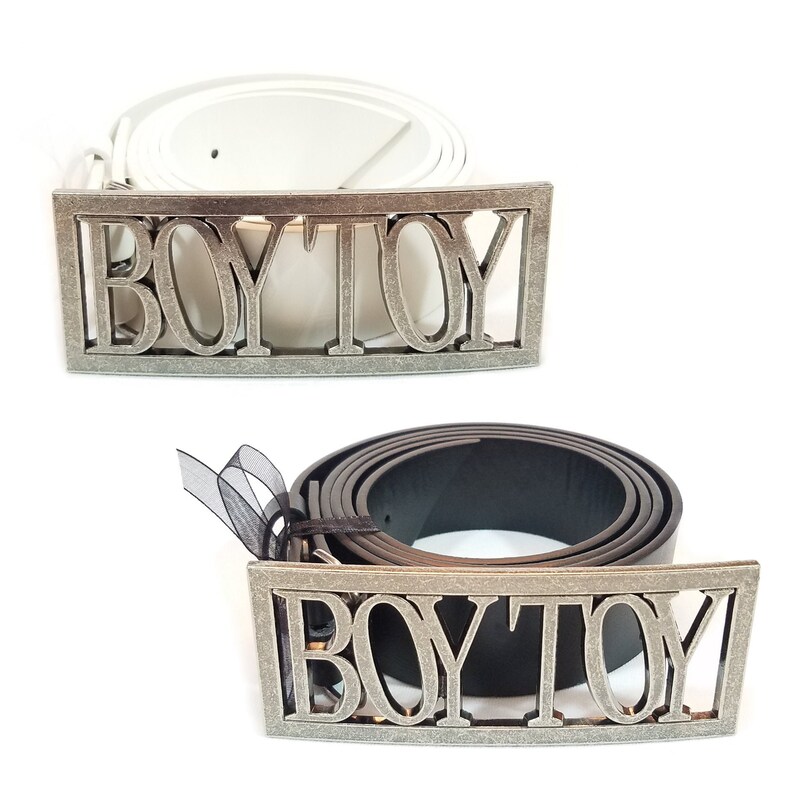 Boy Toy Belt New Authentic Madonna Like a Virgin BoyToy Belt Etsy