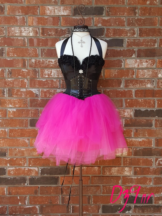 80s Style Glam Rock Prom Dress Punk Rock Glam Clothes | Etsy