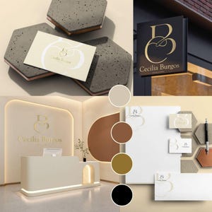 Kit de marca personalizado, paquete de marca, marca para pequeñas empresas, diseño de logotipo personalizado, kit de marca, tienda Etsy, diseño de logotipo, logotipo empresarial,