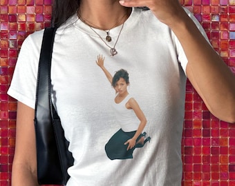 Taylor Russell Baby Tee, Y2K Top, Bones and All T-Shirt, Film Merch, Movie Merch, graphic t-shirt, Gildan 5000b
