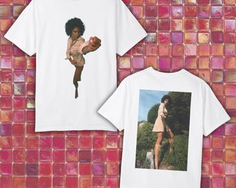Comfort Colors Pam Grier graphic T-shirt, dubbelzijdig T-shirt, Y2K-shirt, jaren 70 esthetische top, Blaxploitation-T-shirt, filmshirt, uniseks mode