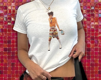 Vintage Maggie Gyllenhaal Baby Tee, Y2K Top, secretary movie shirt, adult baby tee, movie merch,, Film Tee, Gildan 5000b