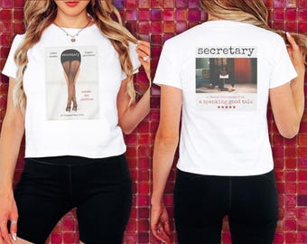 Secretary Movie Baby Tee, Y2K Top, Film merch, movie merch, James spader shirt, film shirt, movie shirt, graphic tees, y2k graphic t-shirt