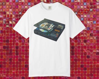 Vintage grafisch T-shirt cd-speler, Y2K-shirt, Music Aesthetic Top, T-shirt jaren 2000, vintage T-shirt, uniseks mode