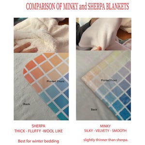 Custom Photo Blanket, Customizable Family Photo Blanket, Photo Collage Blanket, Personalized Christmas Anniversary Gift, Team Photo Blanket afbeelding 4