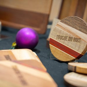 "Touch wood" beer mat