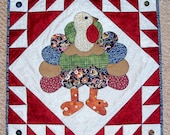 TURKEY LURKEY Thanksgiving Fall Quilt Pattern from Quilts by Elena