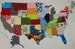 USA PATCHWORK MAP Quilt Pattern from Quilts by Elena Full Sized Templates and Clear Instructions 