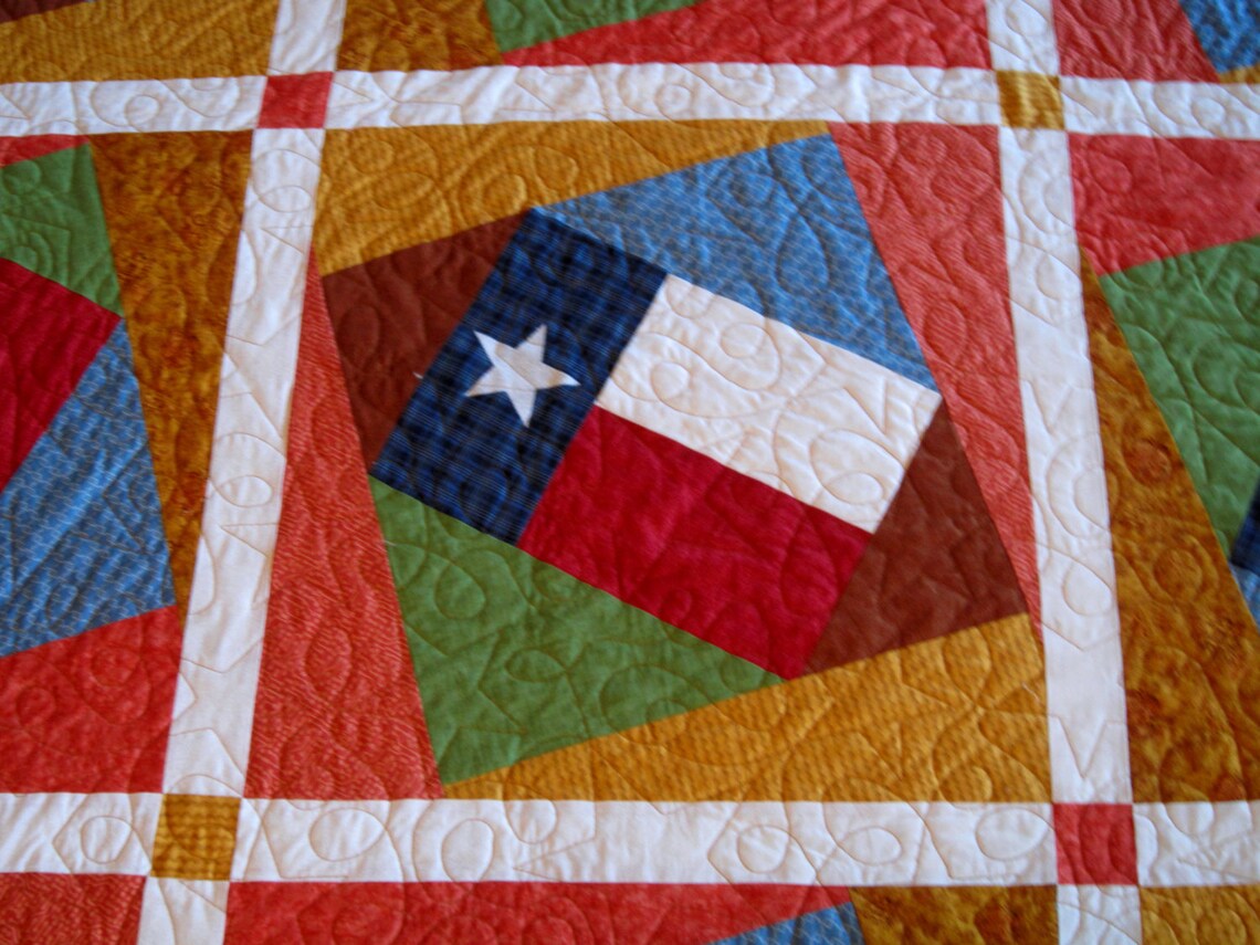 PDF REPUBLIC of TEXAS Quilt Pattern From Quilts by Elena Queen Etsy