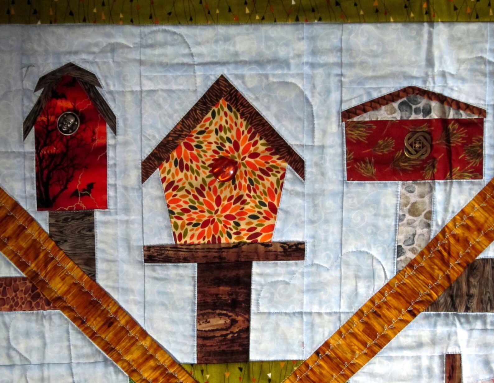 Bird House CALENDAR QUILT Original Design From Quilts by Elena Etsy