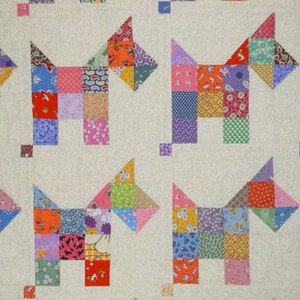 SCOTTIES PDF Quilt Pattern from Quilts by Elena image 2