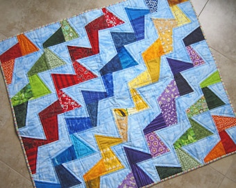 TILTED Modern PDF Quilt Pattern from Quilts by Elena