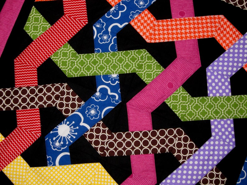 MODERN WOVEN Quilt From Quilts by Elena Wall Hanging Table Runner ...