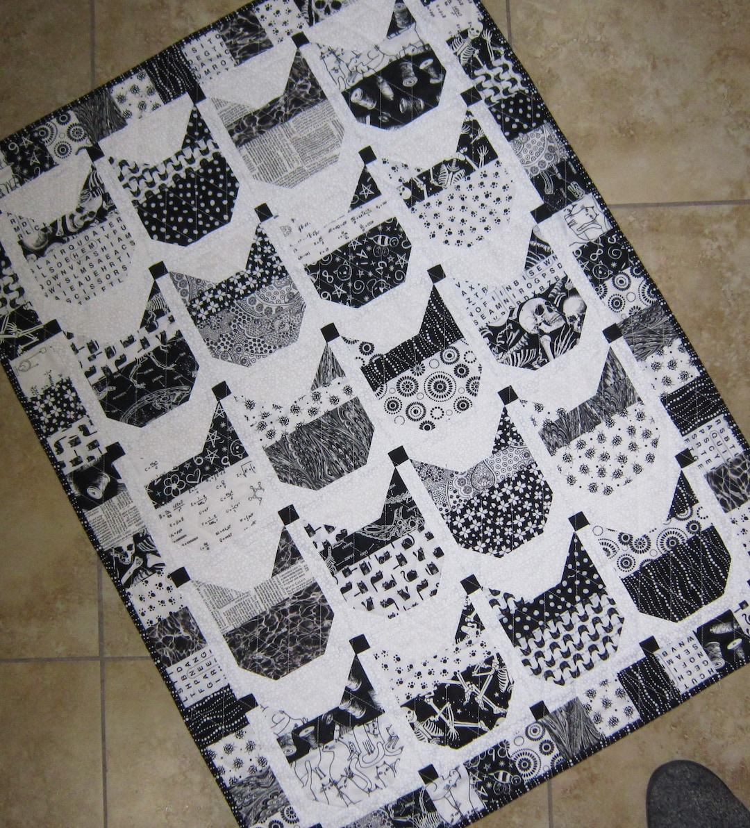 CATNIP Cat PDF Quilt Pattern From Quilts by Elena - Etsy