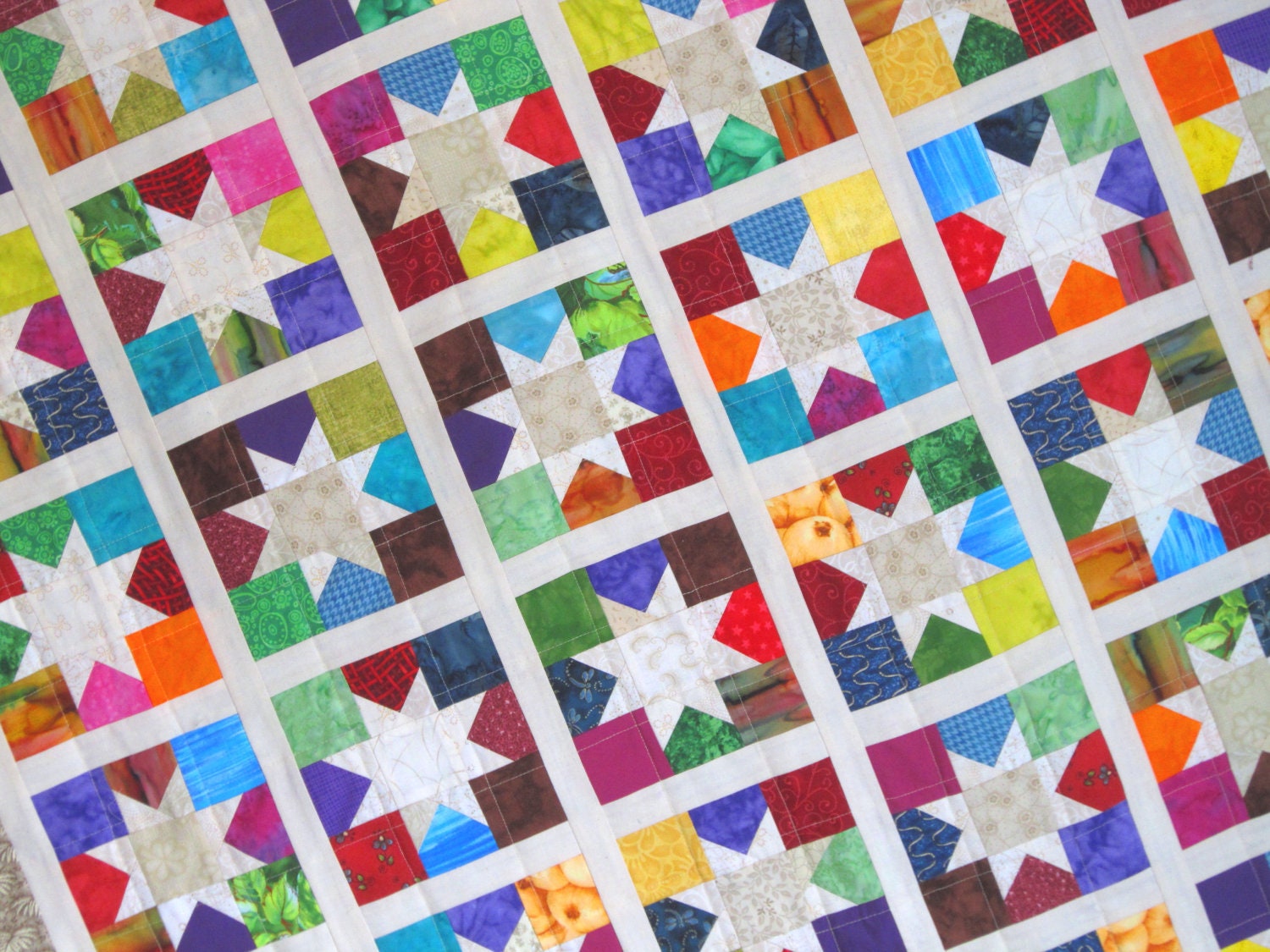 Star Light Star Bright Quilt Pattern from Quilts by Elena Etsy