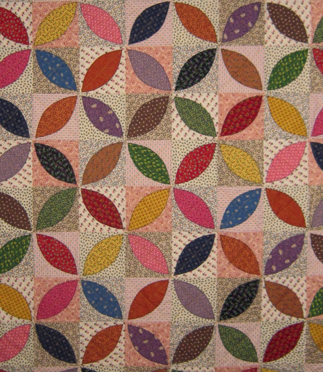 ORANGE PEEL Vintage PDF Quilt Pattern From Quilts by Elena Wall Hanging ...