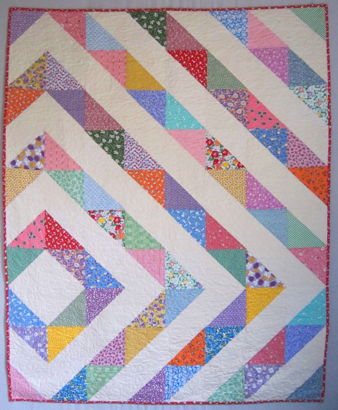 DREAMING Quilt Pattern From Quilts by Elena HST Half Square Triangle ...