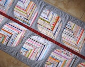 LAUREL Selvage Leaf Table Runner Quilt Pattern from Quilts by Elena Selvages