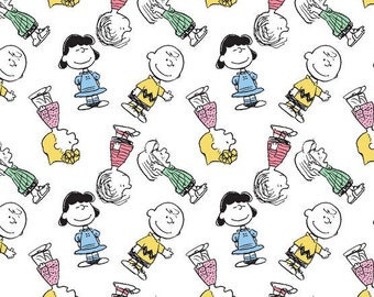 Half Yard Peanuts Everyday Friends Fabric