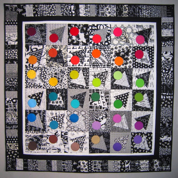 KEEPING AUSTIN WEIRD Modern Quilt Pattern from Quilts by Elena