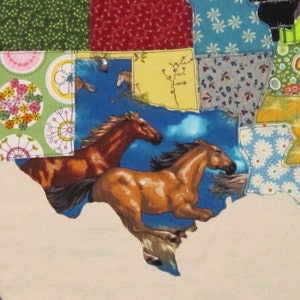 USA PATCHWORK MAP Quilt Pattern from Quilts by Elena Full Sized Templates and Clear Instructions image 2