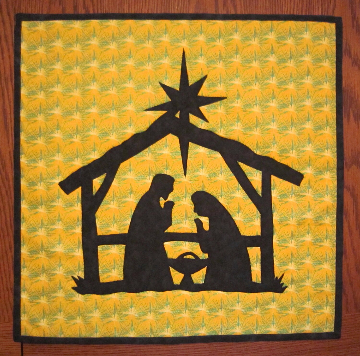 NATIVITY Mini Quilt From Quilts by Elena Silhouette Applique Etsy