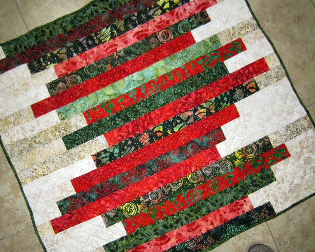 CHRISTMASTIME SHUFFLE Modern Quilt From Quilts by Elena Ready to Ship ...