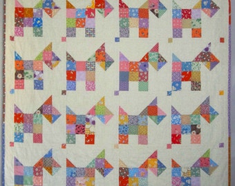 SCOTTIES  PDF Quilt Pattern from Quilts by Elena