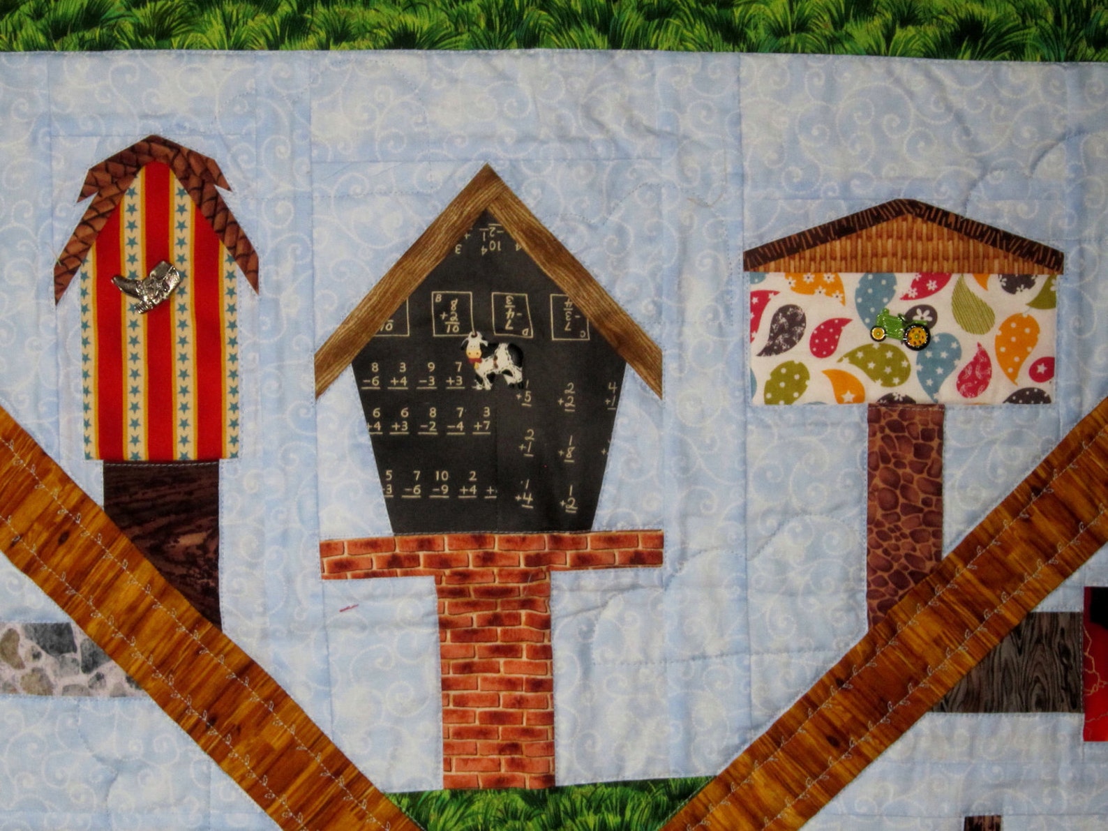 Bird House CALENDAR QUILT Original Design From Quilts by Elena Etsy