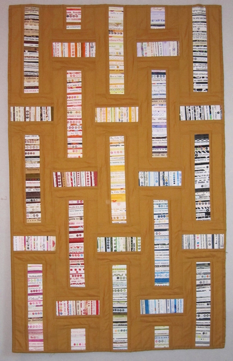 LAWN CHAIRS Retro Modern Selvage Quilt From Quilts by Elena - Etsy