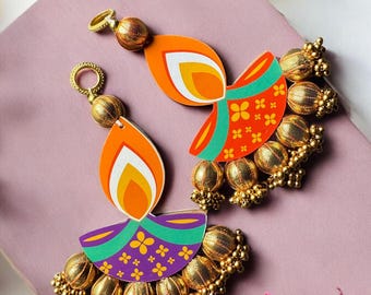 Diwali Hangings, Diya Decor, Diya Hangings Colorful, Diwali Return Gifts, Diwali Home Decor Items, Festive Home Decor, Indian Return Favors
