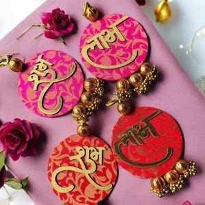 Diwali Hangings, Shubh Labh Decor, Benarasi Decor, Diwali Return Gifts, Diwali Home Decor Items, Festive Home Decor, Indian Return Favors