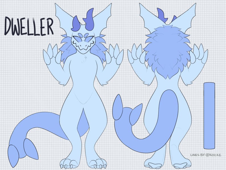 Furry Wickerbeast Reference Sheet Base - Etsy