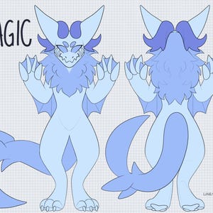 Furry Wickerbeast Reference Sheet Base - Etsy