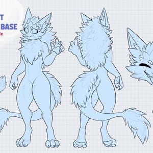 Furry Novabeast Referensblad Bas 2