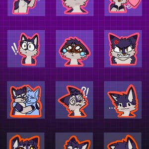 Digital Canine Furry Emote Bases (Pack 1)