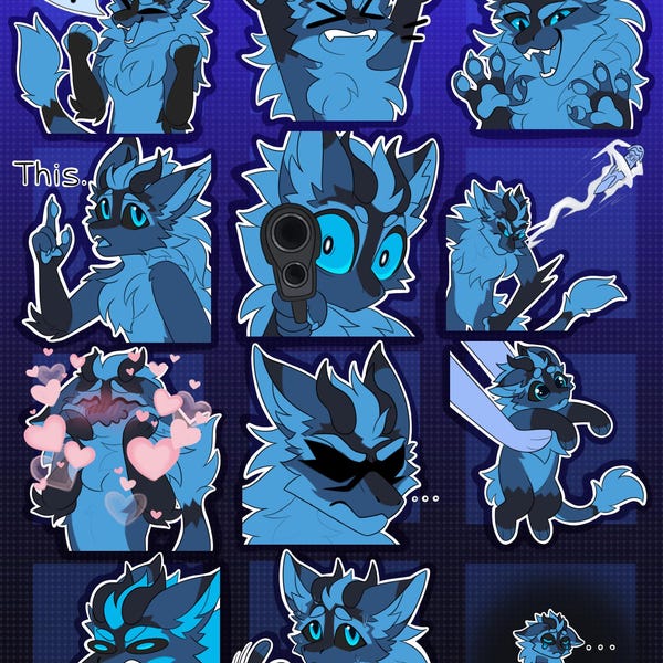 Vrchat Sticker Vrchat Stickers - Etsy