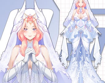 Vtuber Model | Premade Vtuber Model | Live2D Model | Fully Rigged | Ready to use