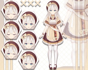 Vtuber Model | Premade Vtuber Model | Live2D Model | Fully Rigged | Ready to use