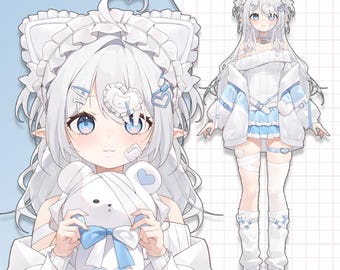 Modelo Vtuber / Modelo Vtuber prediseñado / Modelo Live2D / Completamente manipulado / Listo para usar
