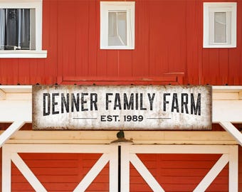 Custom Ranch Sign, Barn Sign, Family Name Sign, Last Name Sign, Cabin Sign, Cabin Decor, Farm Gifts, Outdoor Sign, Custom Metal Sign