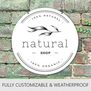 Custom Logo Sign, Business logo, Logo Design, Outdoor Sign, Round Metal Sign, Custom Sign, Office Sign, Shop sign, Salon Sign, Office Decor