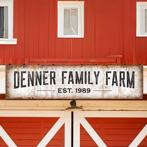 Custom Ranch Sign, Barn Sign, Family Name Sign, Last Name Sign, Cabin Sign, Cabin Decor, Farm Gifts, Outdoor Sign, Custom Metal Sign image 2
