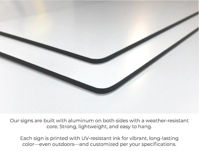 Custom Street Sign Double Sided, Outdoor Metal Street Sign, Post Mount ...