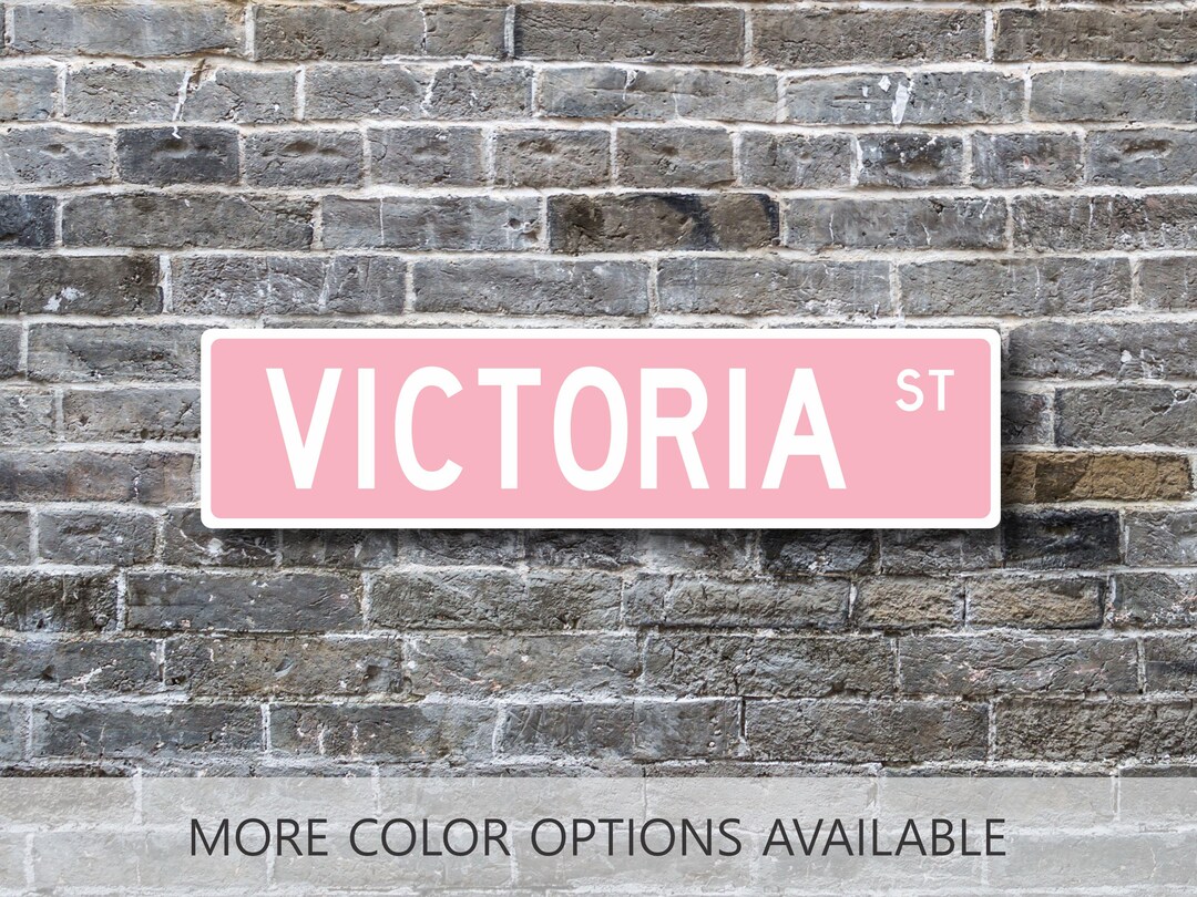 Victoria, Victoria Sign, Victoria Gift, Custom Street Sign, Gift for ...