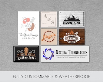 Custom Logo Metal Sign, Business Sign, Business Logo, Office Sign, Logo Design, Custom Metal Wall Decor, Personalized Sign, Outdoor Sign