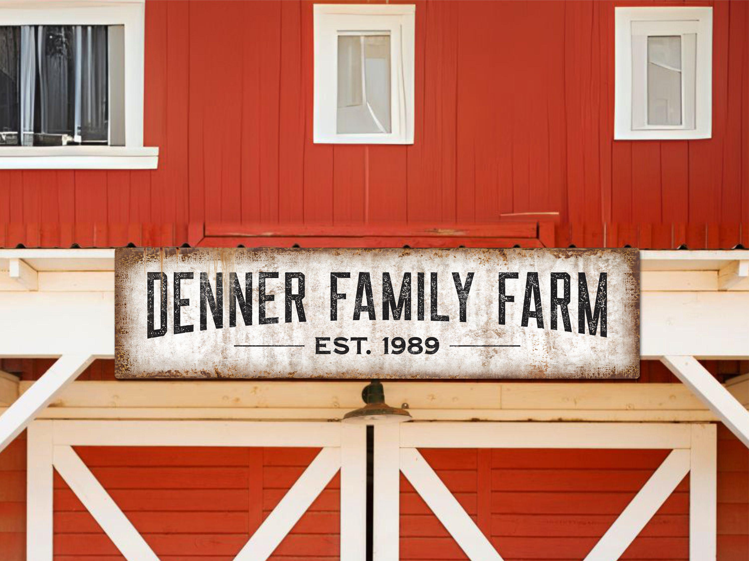 Custom Ranch Sign, Barn Sign, Family Name Sign, Last Name Sign, Cabin ...