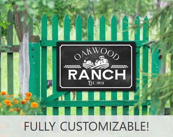 Custom Metal Sign, Address Sign, Rustic Decor, Vintage Wall Decor, Personalized Sign, Personalized Gift, Custom Quote Sign, Outdoor Signs