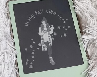 In my fall vibe era Kindle lock screen spice up your kindle digital download kindle screen ePUB Kindle Screen Saver Kindle paper white