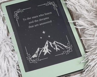 Acotar to the stars Kindle lock screen spice up your kindle digital download kindle screen ePUB Kindle Screen Saver Kindle paper white